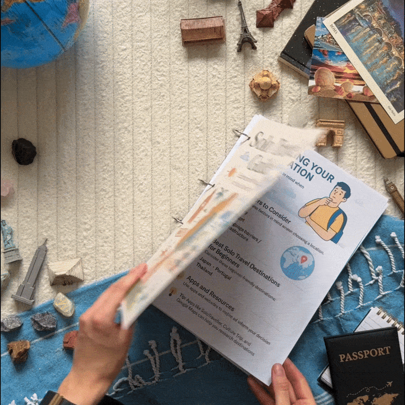 1000+ Free Digital Solo Travelling Guide